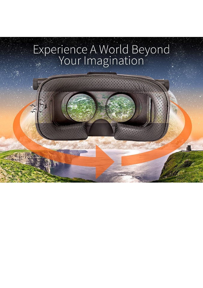 RETRAK UTOPIA360 VIRTUAL REALITY 3D HEADSET W/BLUETOOTH CONTROLLER